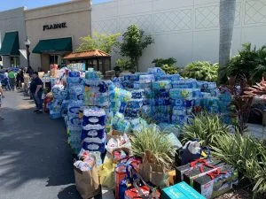 Donated Hurricane Relief Supplies