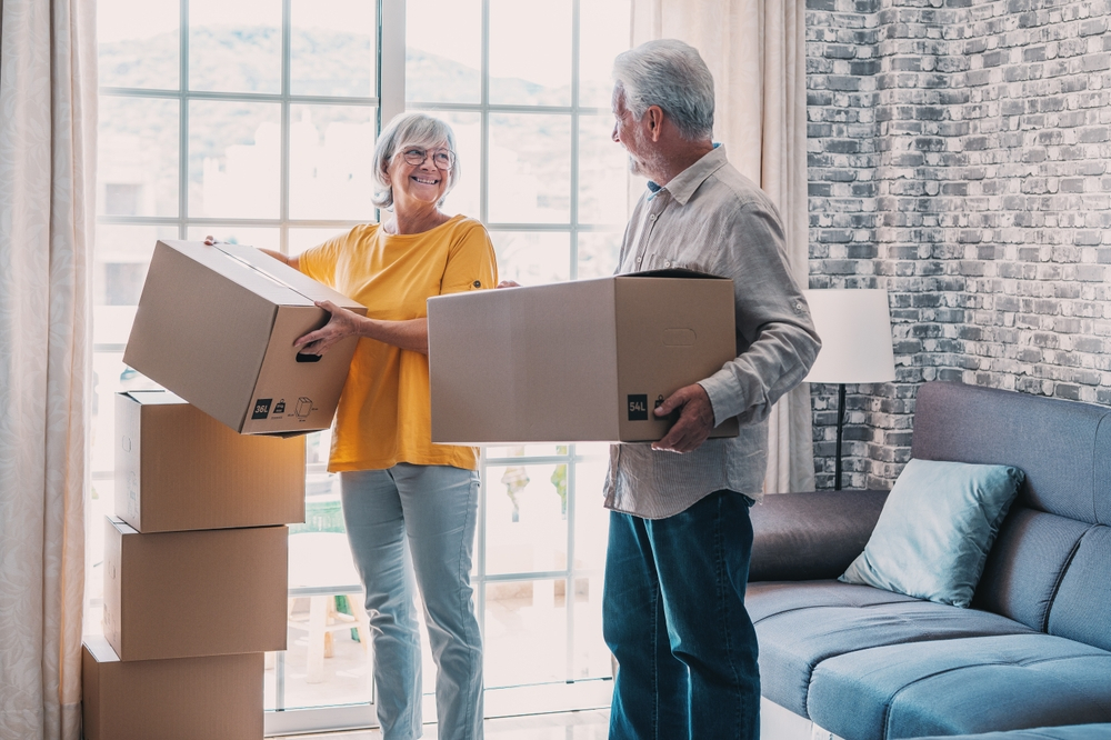 Downsizing tips for seniors moving to a smaller home.
