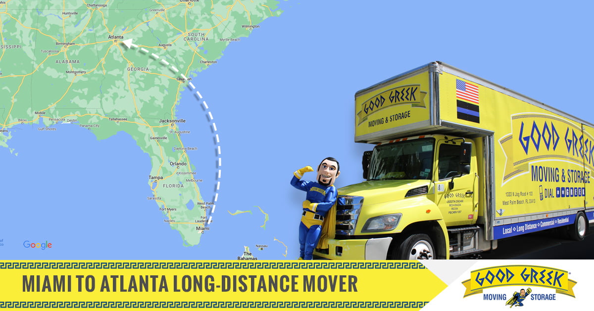 Empresa de mudanzas de larga distancia de Miami a Atlanta