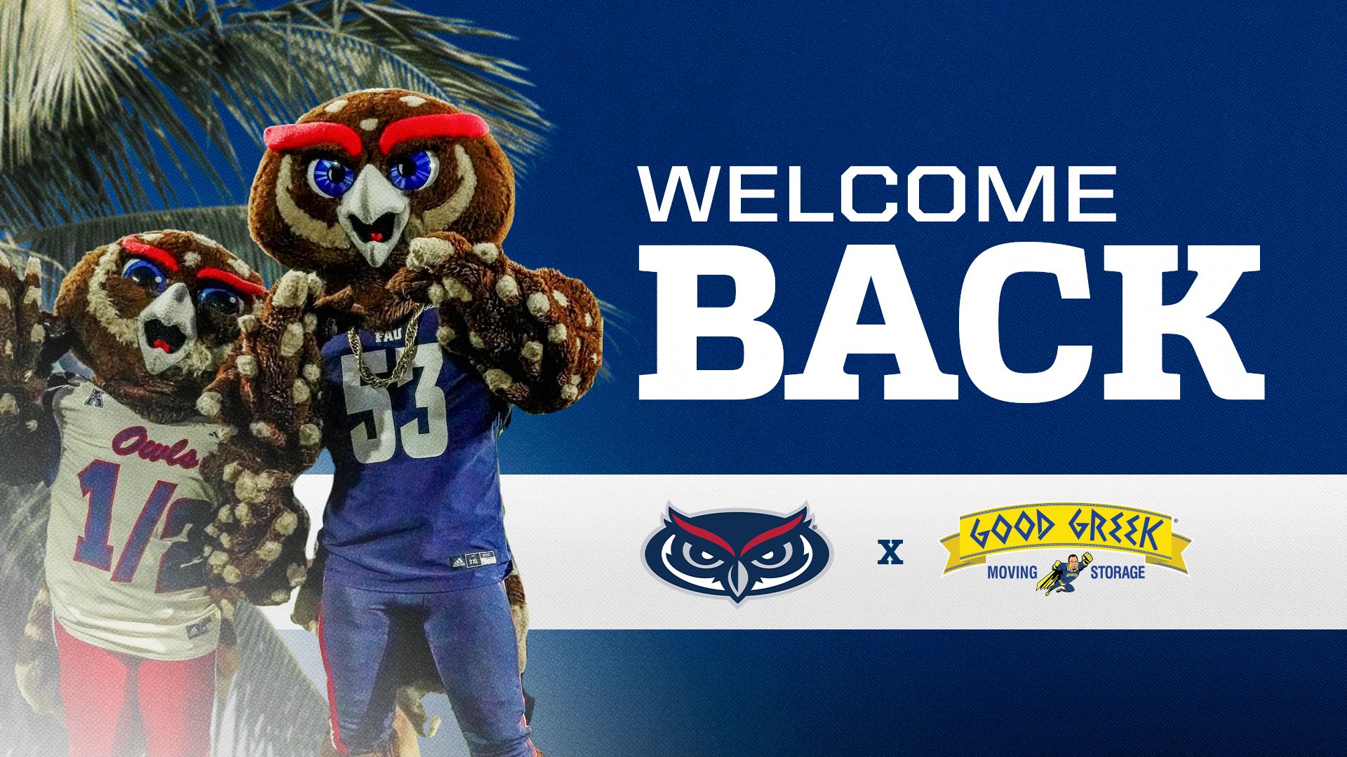 Welcome Back FAU x Good Greek