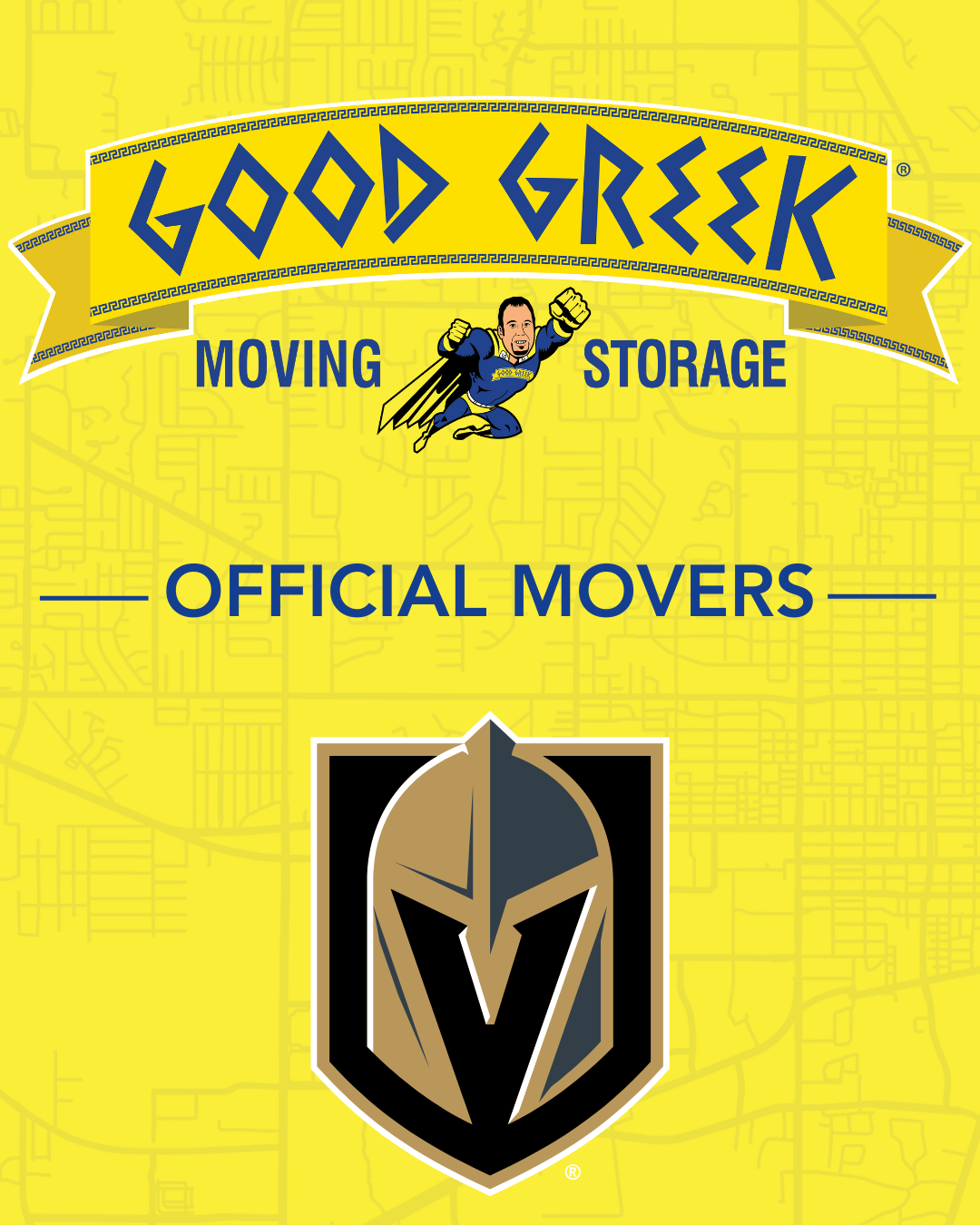 Good Greek Moving and Storage x Vegas Golden Knights