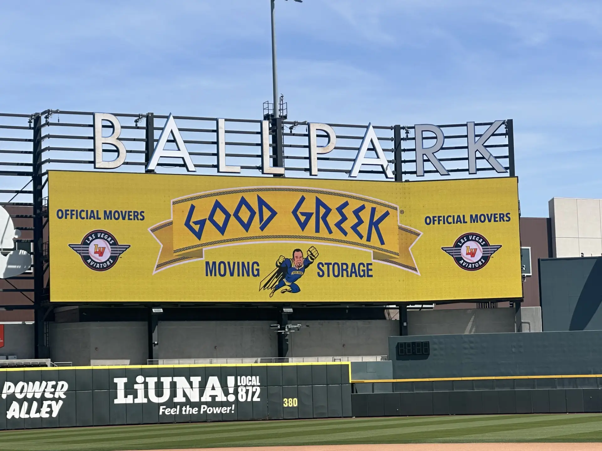 Good Greek Moving and Storage Official Movers of the Las Vegas Aviators