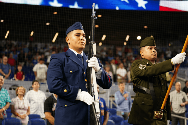 Miami Marlins First Responders - Military