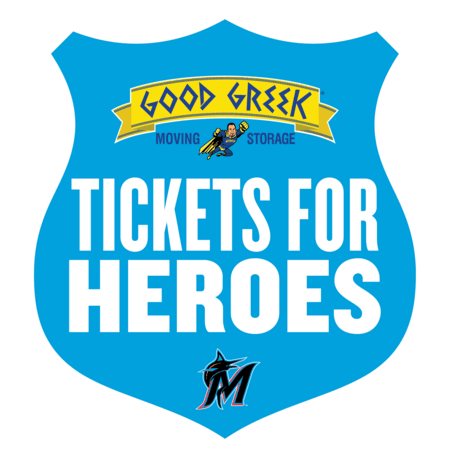 Tickets for Heroes with Good Greek and Miami Marlins