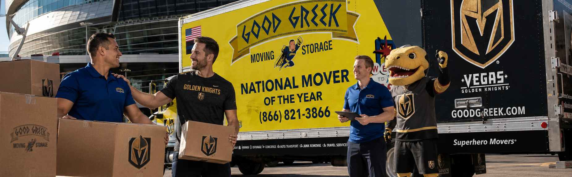 Good Greek Moving Storage Official Movers Vegas Golden Knights