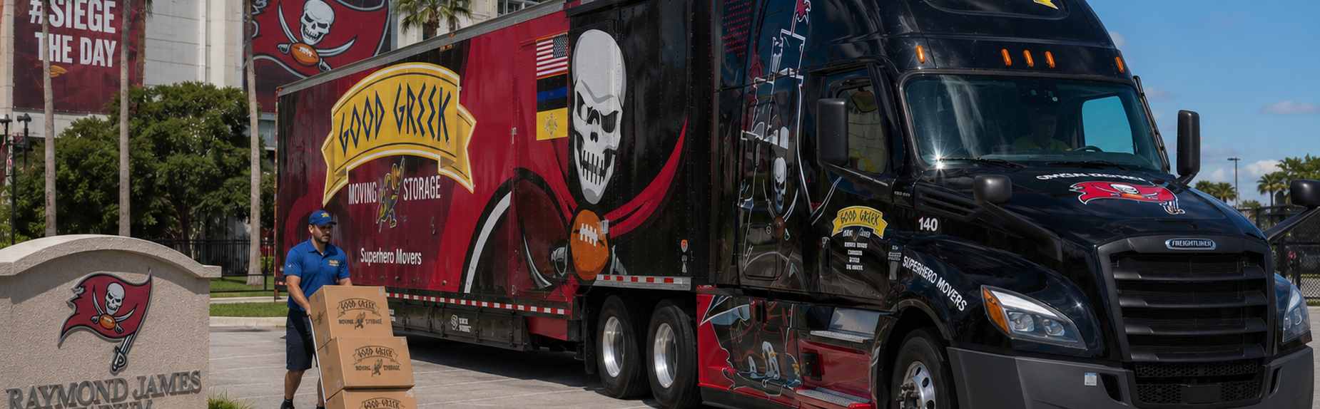 Good Greek Tampa Bay Buccaneers Press Release