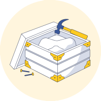 Good Greek Furniture Fixture Equipment Movers Custom Crating Icon