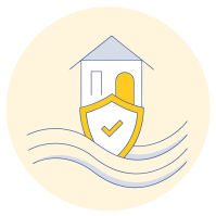 Good Greek Moving Insurance Checklist Flood Insurance Icon