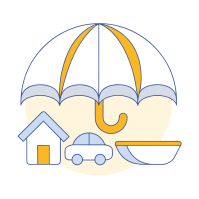 Good Greek Moving Insurance Checklist Umbrella Insurance Icon
